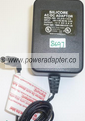 SILICORE S L D 8 1 3 0 8 AC ADAPTER 13VDC 0.8A USED -(+) 2.5x5.5